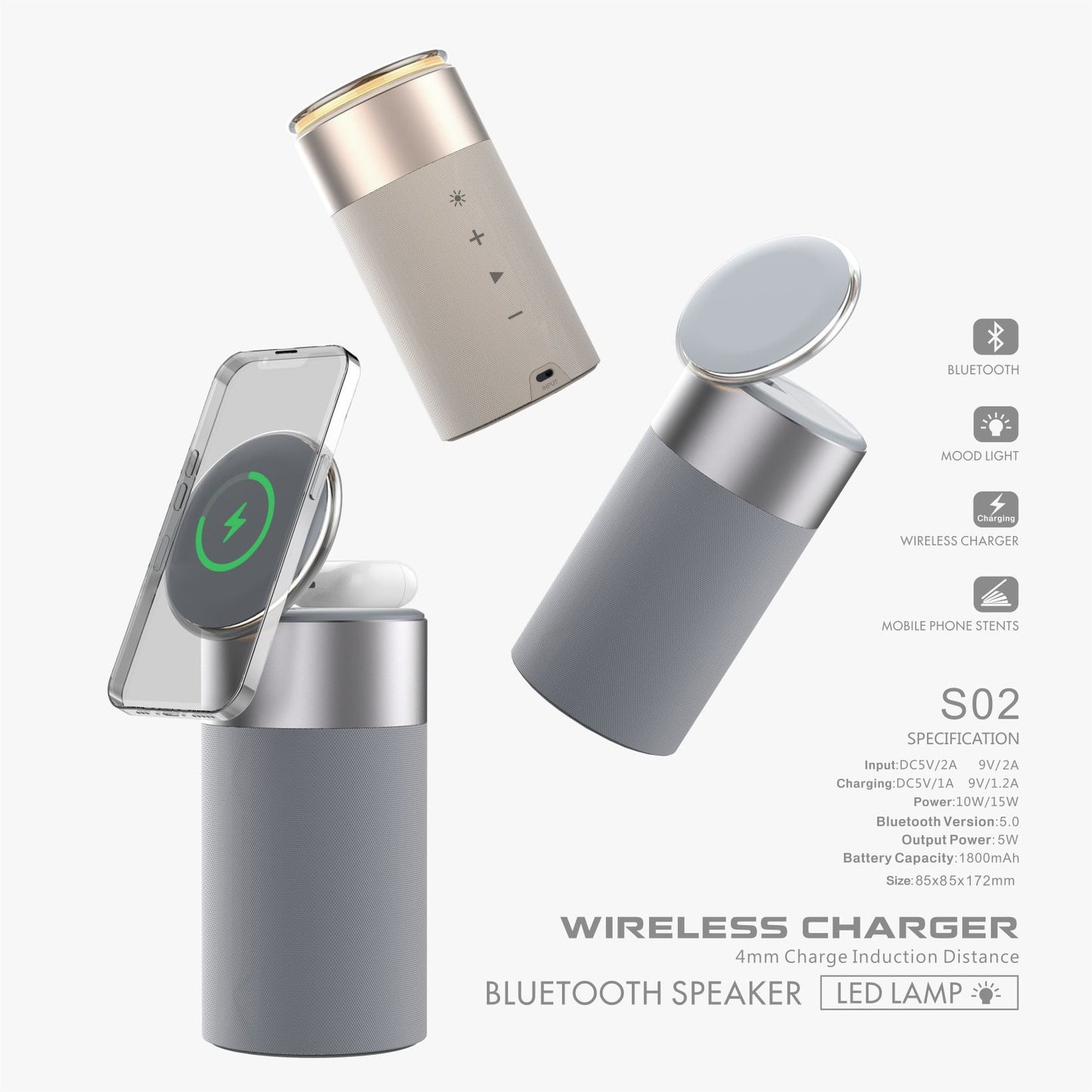 3 In 1 Multi-Function Wireless Charger
